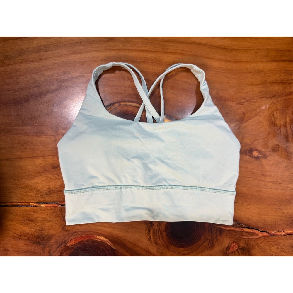 lululemon Energy Women's Bra 6 Wireless Nylon Strappy Sports padded T3-24
